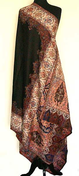 Large, Kani Jamavar, Wool, Paisley Shawl. True Luxury  