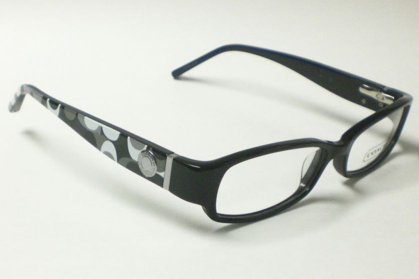 COACH BERNICE 844 BLACK EYEGLASSES AUTHENTIC 49  