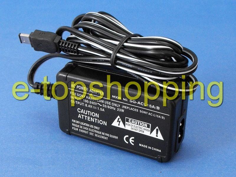 AC Adapter Charger for Sony AC L100B AC L100C AC L100D ACL100B ACL100C 