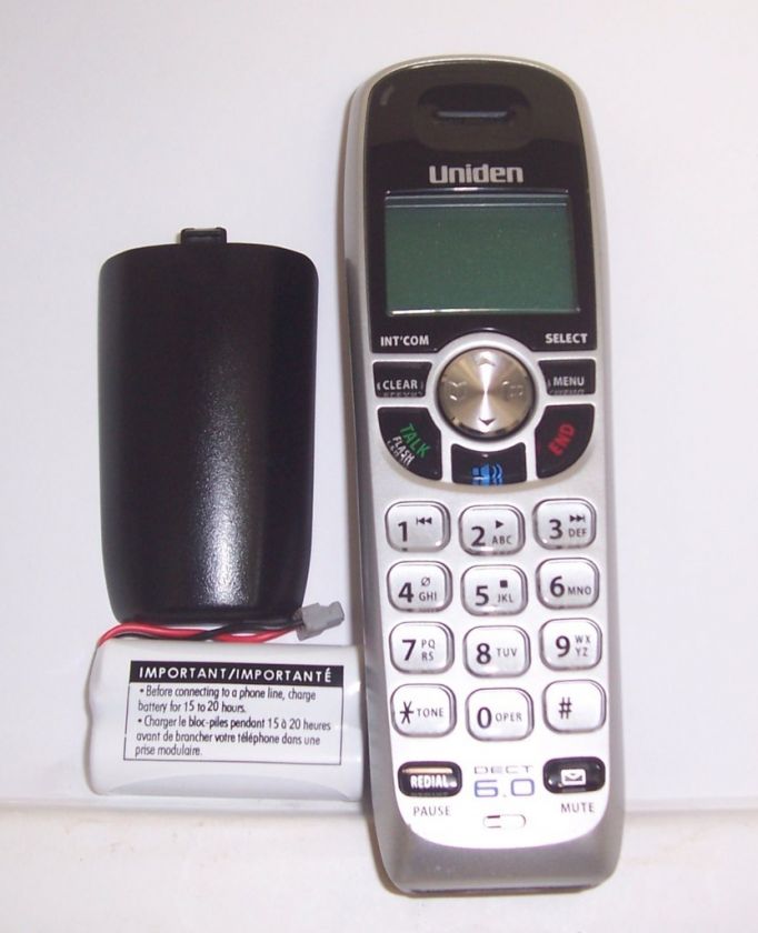 UNIDEN DECT1580 2 6.0 CORDLESS HANDSET  