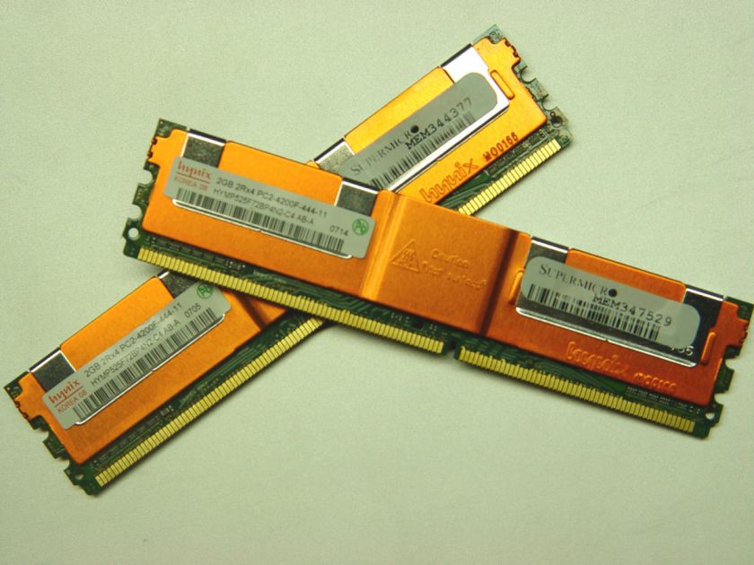 4GB 2x 2GB PC2 4200F 533 Hynix Server FBDimm DDR2 Module  