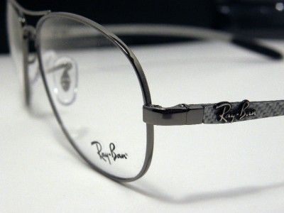 New Authenric Ray Ban Eyeglasses RB 8403 2502 RB8403 Carbon Fibre 