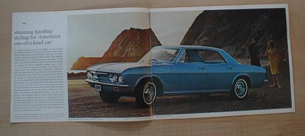 1965 Chevrolet Corvair Sales Brochure 65  