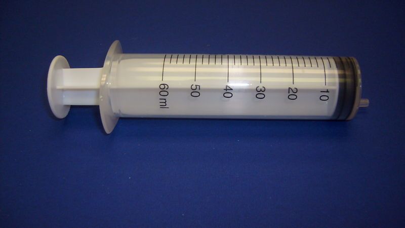 SYRINGE SOLVENT RESISTANT 60 ml FOR INK FILLING  