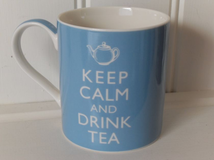   AND DRINK TEA OR KEEP CALM AND DRINK COFFEE CHINA BOXED MUG  