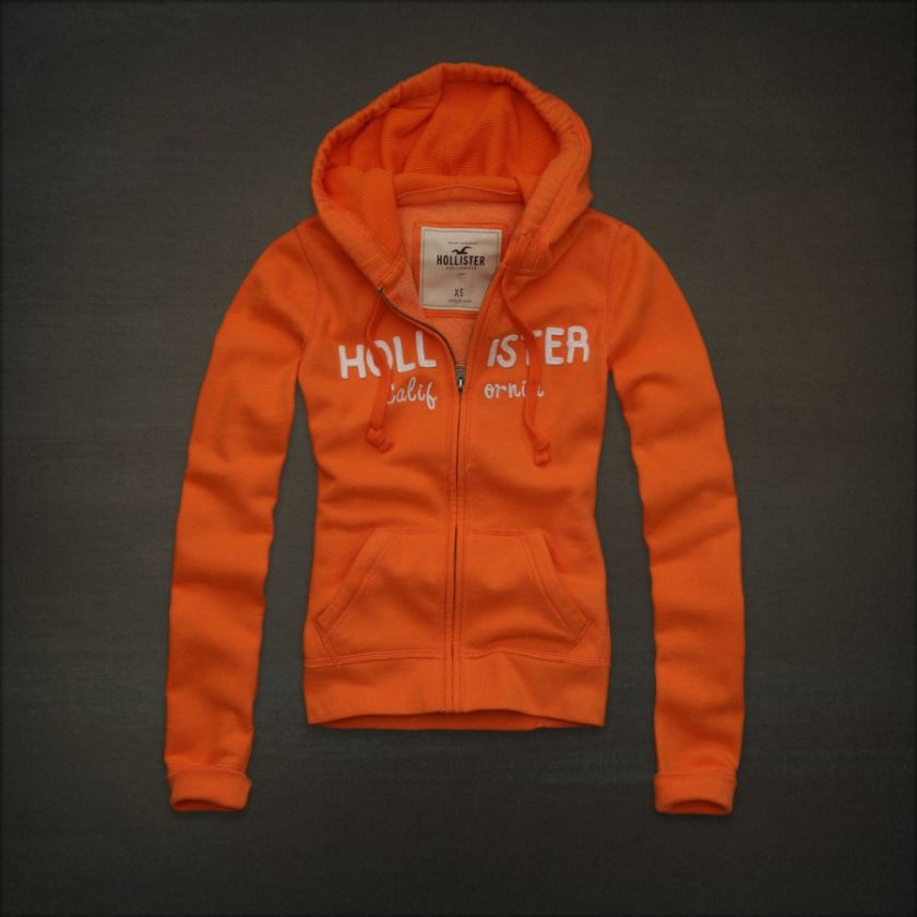 2012 New Womens Hollister By Abercrombie & Fitch Jumper Hoodie Pacific 