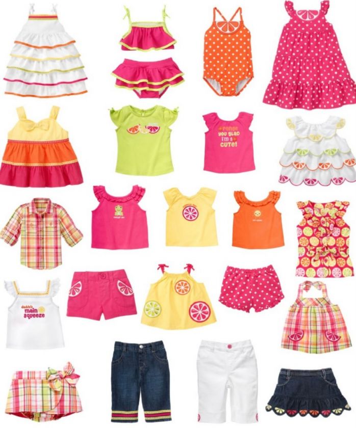 GYMBOREE Citrus Cooler Dress Shorts Tops Skirts Capris  