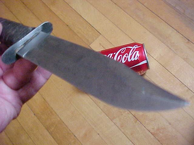 17    early WW2 USMC large Bowie KNIFE  