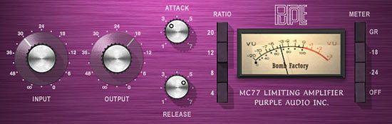 Digidesign Bomb Factory Purple Audio MC77 Plugin ilok TDM RTAS 7 8 9 