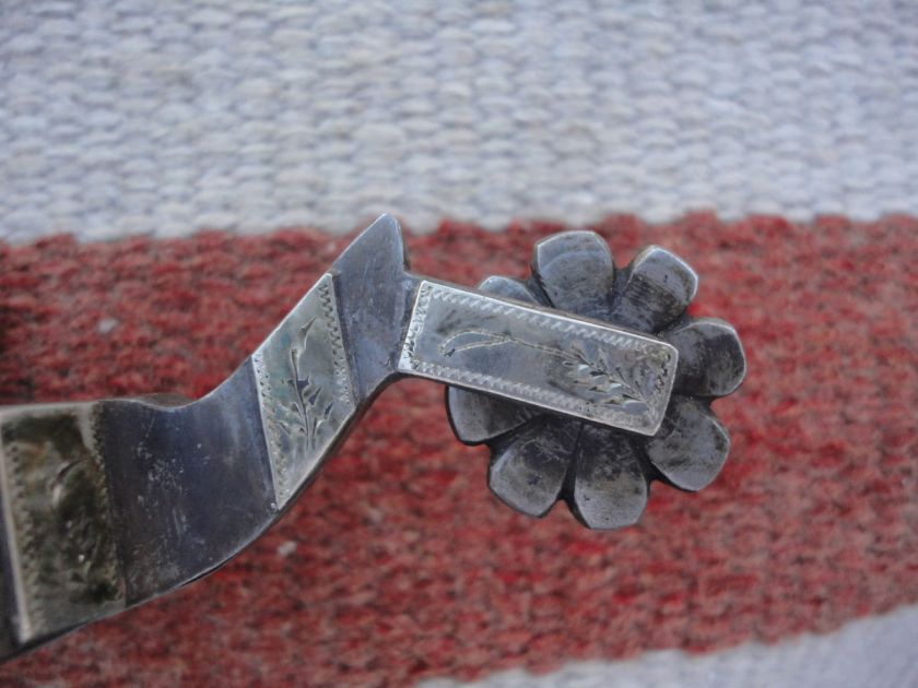 WESTERN DOUBLE MOUNTED AND MARKED HANDMADE COWBOY SPURS BY BILL POST 