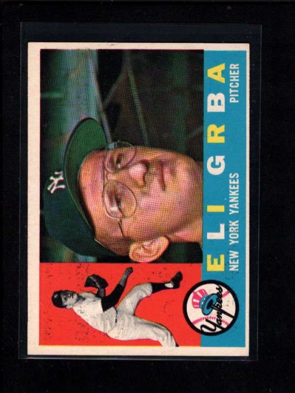 1960 TOPPS #183 ELI GRBA EX MT A5214  