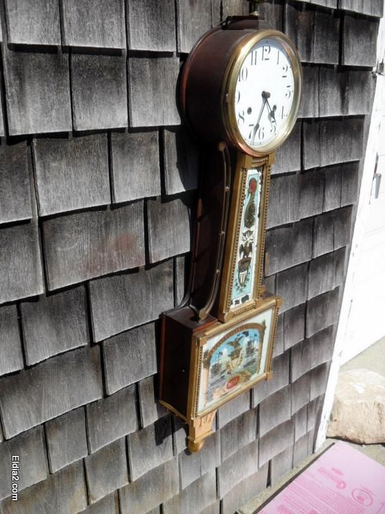 Waterbury Period Gilt Presentation Banjo Clock  