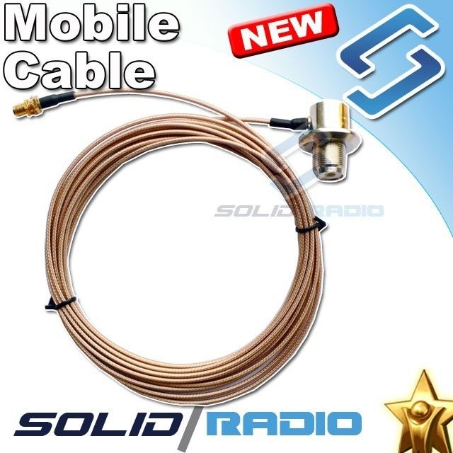 Extension cable RG174 SMA F Female 5M for ham radio  