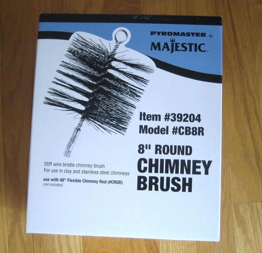 CHIMNEY BRUSH PYROMASTER MAJESTIC MODEL CB8R NIB  