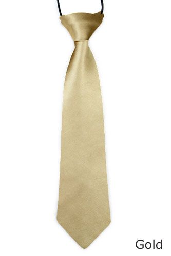 School Boy Kids Solid Wedding Color Elastic Tie Necktie  