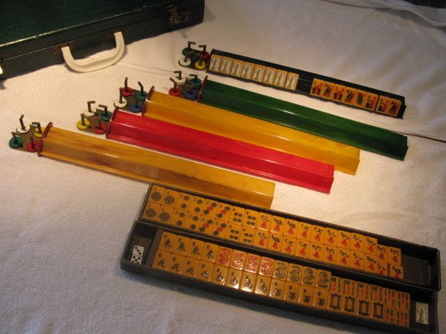 Vintage Mahjong Set from 1950s  