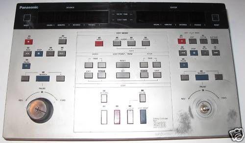PANASONIC MIXER NV A500 EDITING CONTROLLER SOUND AUDIO  