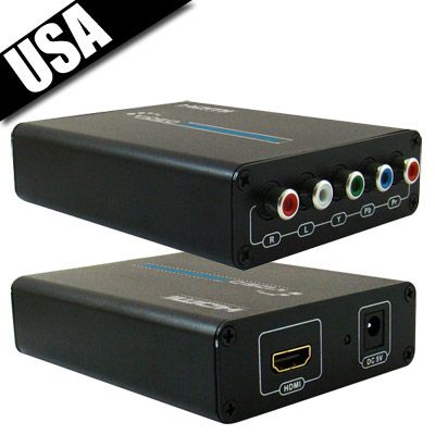 HDMI to YPbPr Component Video Converter for PC PS3 DVD  