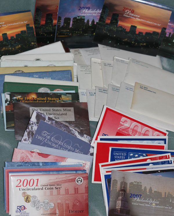 1968   2011 US Mint Coin Sets Complete Uncirculated Coin Collection 