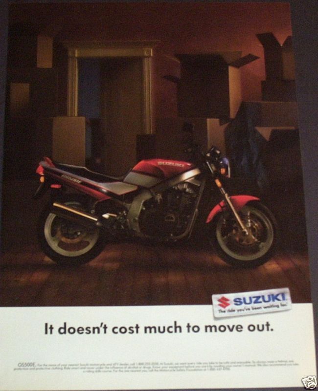 1990 SUZUKI GS500E MOTORCYCLEIT DOESNT COST MUCH AD  