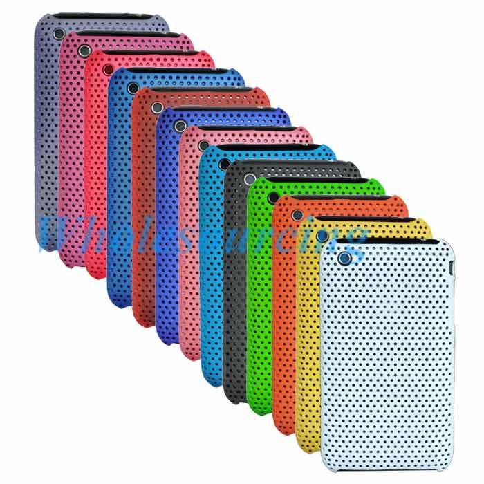 10x Perforated Mesh Hard Back Cover case iPhone 3G 3GS  