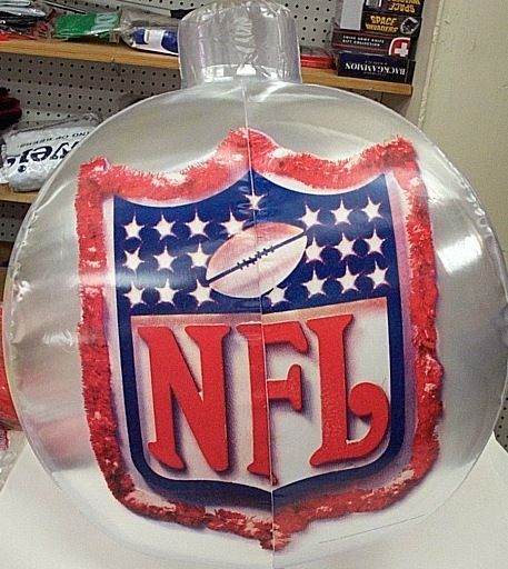 Coors Light Inflatable NFL Xmas Ornament Dangler Sign  
