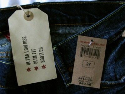 Lucky Brand Lil Maggie Flap Pocket Bootleg Jeans NWT 4 6 8 10 12 14 