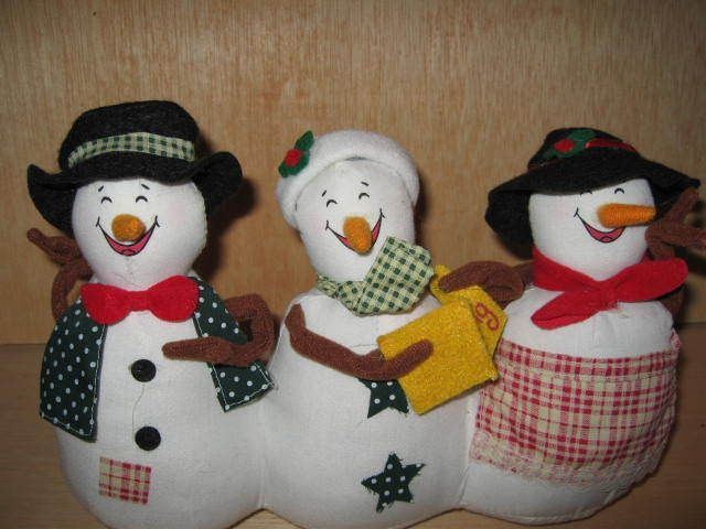 Springwater Cookie Company Snowman Stuffed Christmas  