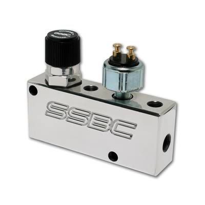 BRAKE PROPORTIONING VALVE  POLISHED DISTRIBUTION BLOCK  