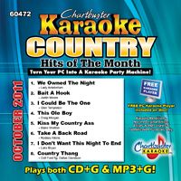 October 2011 Country   Chartbuster Karaoke cdg 60472 60473  