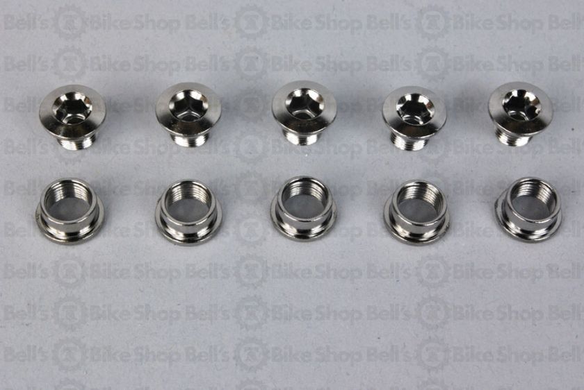 Single Speed Fixed Gear BMX Track Chainring Bolts set 5 072774221455 