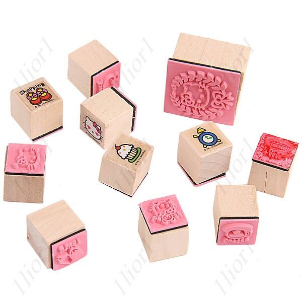 Hello Kitty DIY Carved Stamp Signet Set kids gift new  