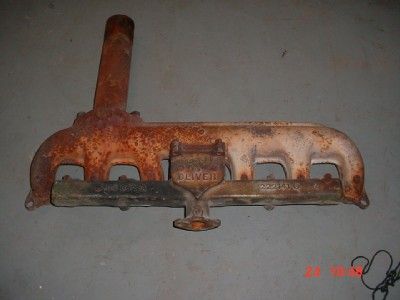 ORIGINAL 1800 1755 OLIVER TRACTOR EXHAUST MANIFOLD 1750 1850 1855 