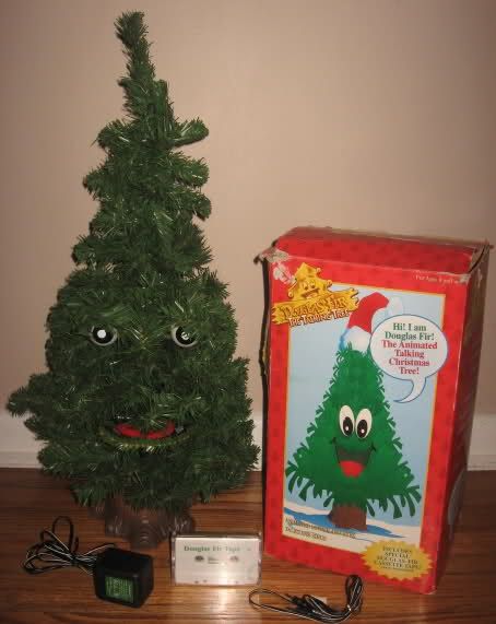 LARGE GEMMY 24 DOUGLAS FIR THE TALKING ANIMATED CHRISTMAS TREE  