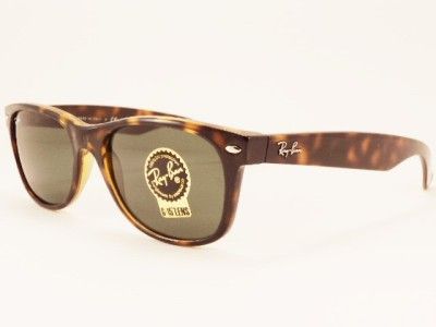 RAY BAN sunglasses RB 2132 902L 55 Brown G15 Green Lens WAYFARER Boxed 