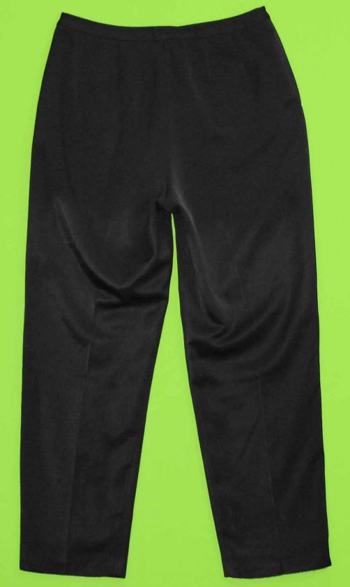 Two Twenty Five sz 14 womens Black Dress Pants Slacks 7D11  