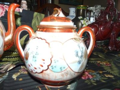 1890s Japanese Geisha Girl Tea Set  