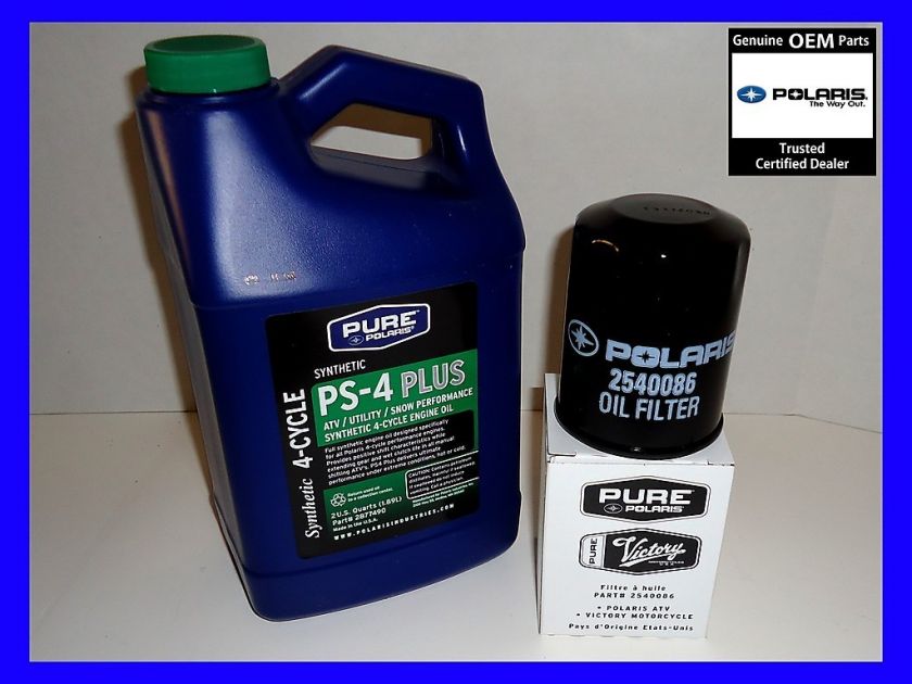 OEM 02 11 Polaris Sportsman 600 700 800 EFI X2 Oil and Filter Change 