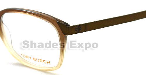 NEW TORY BURCH EYEGLASSES TY 2006 BROWN OPTICAL RX 858  