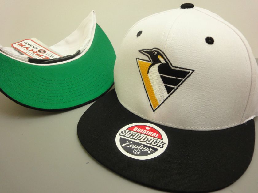 Pittsburgh Penguins Snapback Hat Lemieux Jagr Malkin  