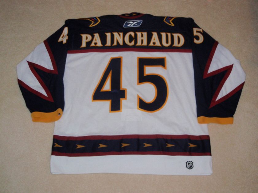   PAINCHAUD 06/07 ATLANTA THRASHERS REEBOK GAME ISSUED JERSEY  