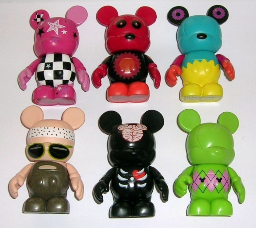 URBAN 5 CHOICE VINYLMATION Hippie Xray Bear Argyle Gear  