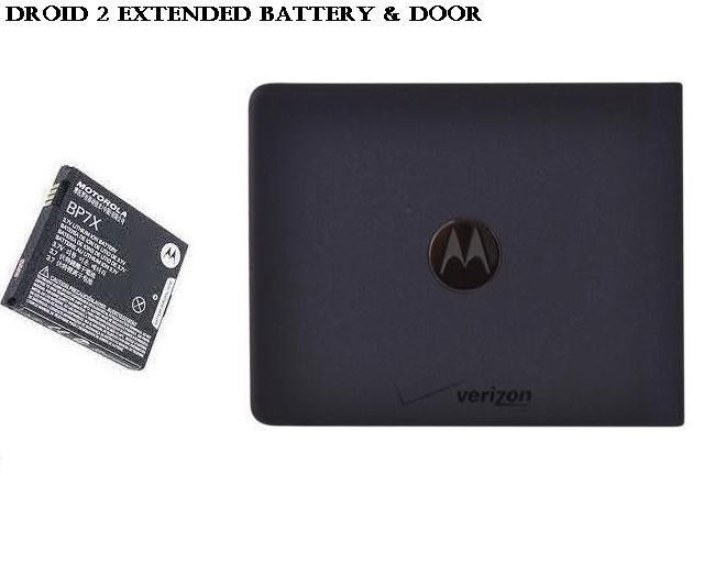 OEM EXTENDED BATTERY & DOOR COVER FOR MOTOROLA DROID 2  