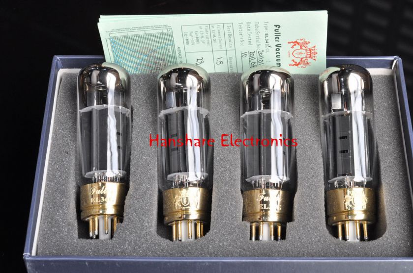   Canada Fuller EL34G Gold Pin Vacuum tube OEM made by Shuguang 6CA7