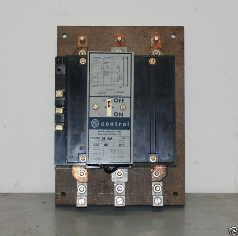 GE CR160MB5122A Magnetic Lighting Contactor  