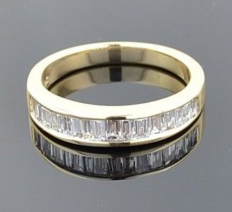 14K Yellow Gold Baguette Diamond Band (1.35 ct)  