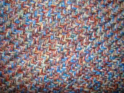 BRAIDED RUNNER RUG 2 x 6 Lots of Color MULTICOLOR  