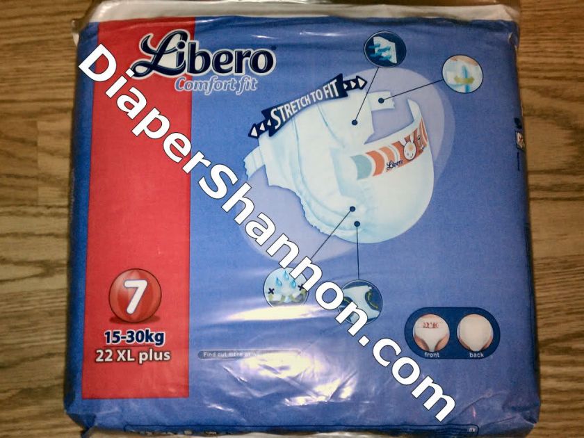 NUEVO Libero cerrado XL más talla 7 el amante adulto ABDL de pañal 