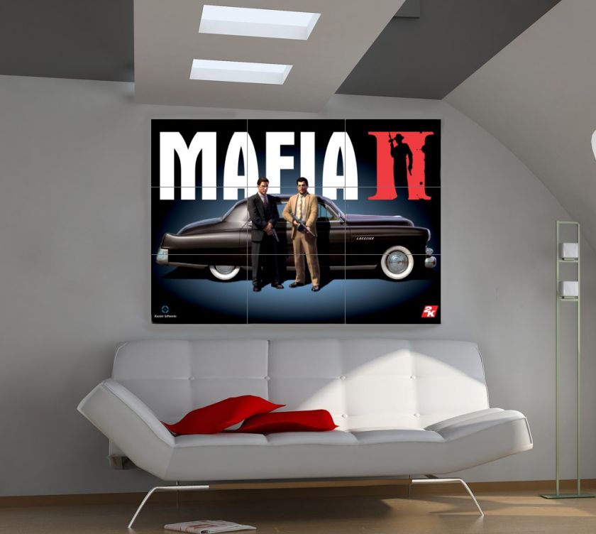 Mafia 2 GIANT WALL POSTER PRINT 57x39 i174  