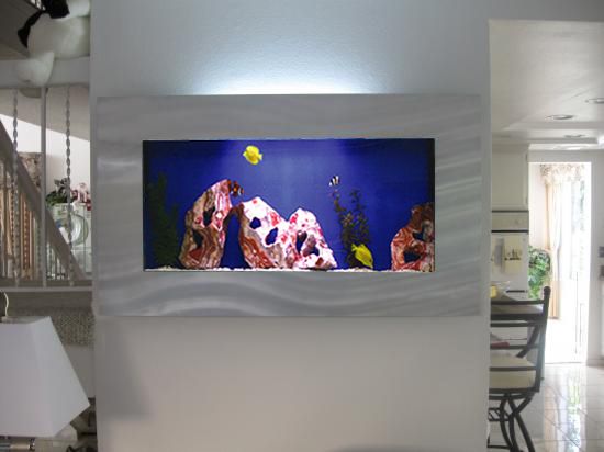 LUXURY WALL MOUNTED AQUARIUM / GLASS FISH TANK   FPS S  